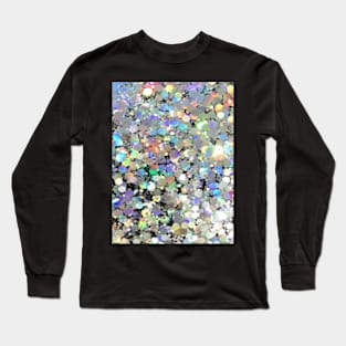 Holographic Sparkly Glitter Long Sleeve T-Shirt